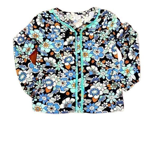 Crown & Ivy Girls Floral‎ Top Size XL-EUC